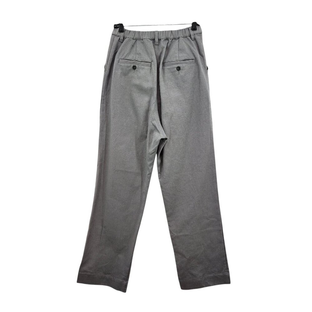 James Street CO Women's Hemp Blend Elastic Waist Klein Trousers Gray Sz L - Picture 3 of 8